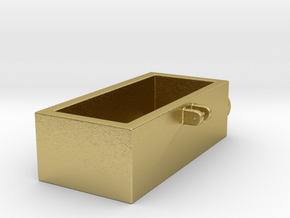 Pyle National Junction Box - Rectangular Body in Natural Brass