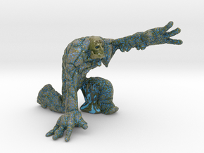 Golem - 3D Micrography Figurine in Glossy Full Color Sandstone