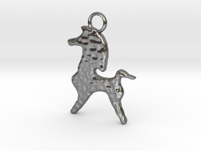Bucephalus Horse Pendant in Polished Silver