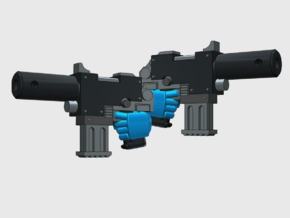 20x Standard M1 Suppressor Pistols (10 L&R) in Tan Fine Detail Plastic