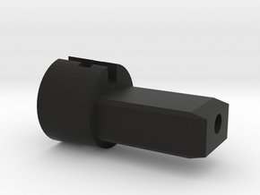 PLUG-CORE-REV-0 in Black Premium Versatile Plastic