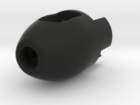 PLUG-BODY-REV-0 in Black Premium Versatile Plastic