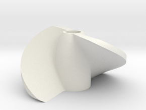 Impeller 2 Blades - Pitch 1.6 in White Natural Versatile Plastic