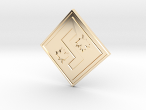 Individual Sovereignty Charm - Canada in 14k Gold Plated Brass