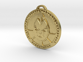 Undercity Faction Medallion in Natural Brass