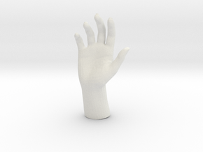 Hand in White Natural Versatile Plastic