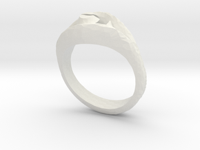 Ring4 in White Natural Versatile Plastic