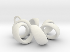 pendant spiral 1 in White Natural Versatile Plastic