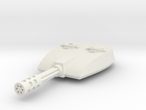 Replacement Hovertank Turret in White Natural Versatile Plastic