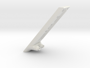 Ambassador bow torpedo launcher piece in White Natural Versatile Plastic