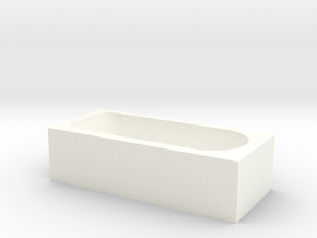 1:48 tub 1 in White Processed Versatile Plastic