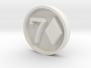7D_Stamp_v2 in White Natural Versatile Plastic