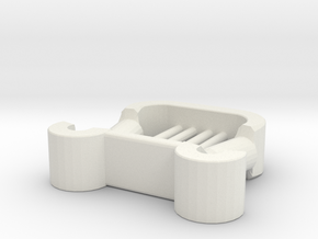 Roman Lyra for Minifigs in White Natural Versatile Plastic