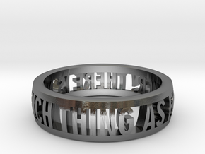 no such thing... ring (various sizes) in Polished Silver
