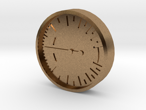 Aviation Button - Vertical Speed Indicator in Natural Brass