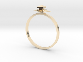 Temple Ring - Sz. 9 in 14K Yellow Gold
