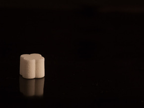 1:48 Pouf in White Natural Versatile Plastic