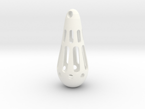 Tritium Pendant Drop in White Processed Versatile Plastic