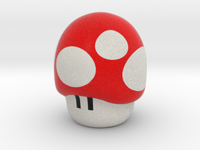 Super Mario Mushroom - Pencil Accesory in Full Color Sandstone