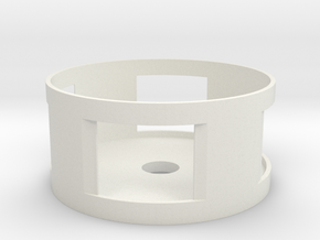 Mini Siren Stator- Single Pitch in White Natural Versatile Plastic
