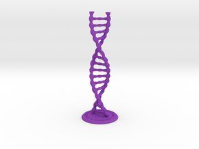DNA Endless Column 2012 - Homage to Brancusi in Purple Processed Versatile Plastic