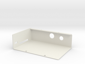 Raspberry PI Computer -Sheet Metal Case - Base in White Natural Versatile Plastic