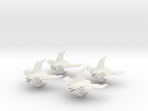 Shadow Rift Mechanized Empire Fighter Wing in White Natural Versatile Plastic
