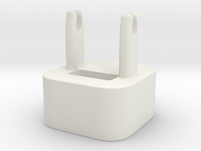 The Wrap - cable winder for iPhone charger in White Natural Versatile Plastic