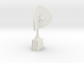 Nekomimi K9 Ears v.02 in White Natural Versatile Plastic