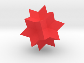 Wolfram|Alpha Spikey in Red Processed Versatile Plastic: Small