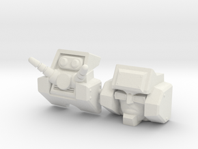 Junkion homage I-ROC For Deluxe TF Gen Wreck R in White Natural Versatile Plastic