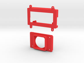 IMRC 5 8Ghz v2 enclosure (20mm fan) in Red Processed Versatile Plastic