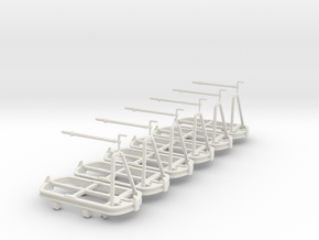 O9 Skip chassis with brake in White Natural Versatile Plastic