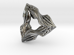 Lucious Geometry in Fine Detail Polished Silver