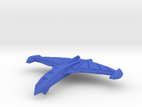 Attack spaceship Blood Hawk (Smaller) in Blue Processed Versatile Plastic