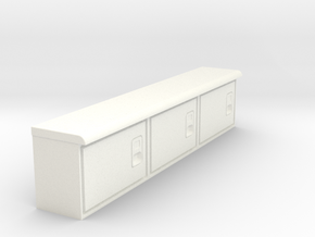 Rockin H Service Bed Cabinets in White Processed Versatile Plastic
