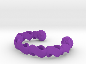 infinity chain bangle in Purple Processed Versatile Plastic