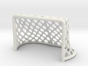 Hockey Net 6 inch in White Natural Versatile Plastic