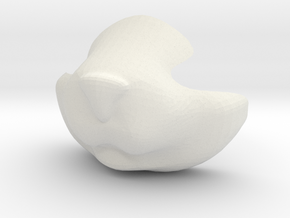 Cat Nose - In Production in White Natural Versatile Plastic
