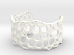 Cell Cuff (48mm Inner Radius) in White Processed Versatile Plastic