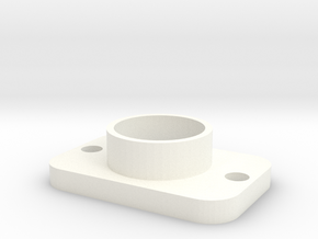 Plaque Debitmetre V2b in White Processed Versatile Plastic
