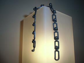 OLNA Bracelet 12+1 Link in Matte Black Steel