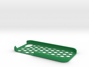 Iphone 5 Hexagonal Case in Green Processed Versatile Plastic