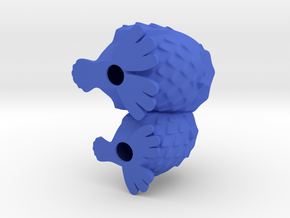 CuddlingOwls 50mm / 1.96 inches Tall in Blue Processed Versatile Plastic