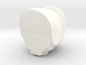 Rhinox Single Piece R in White Processed Versatile Plastic