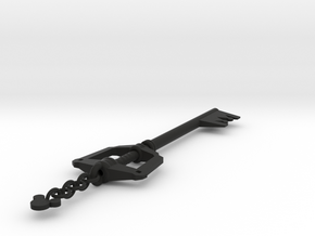 Kingdom Hearts Keyblade with Mickey Chain in Black Natural Versatile Plastic