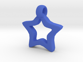 Star in Blue Processed Versatile Plastic