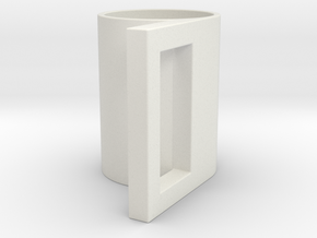 geometric mug 03 in White Natural Versatile Plastic