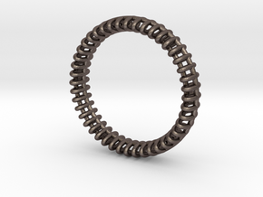 VORTEX ONE -   "19,5mm" - "61mm" - "S" - "8-" in Polished Bronzed Silver Steel
