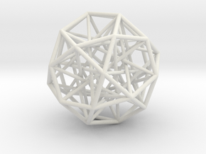 Sphere 2 Large in White Natural Versatile Plastic